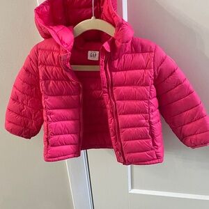 GAP Kids Pink Puffer Jacket